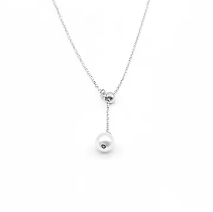 Adjustable Pearl Necklace Japan Top-grade Seawater Pearl Akoya Pendant Necklace